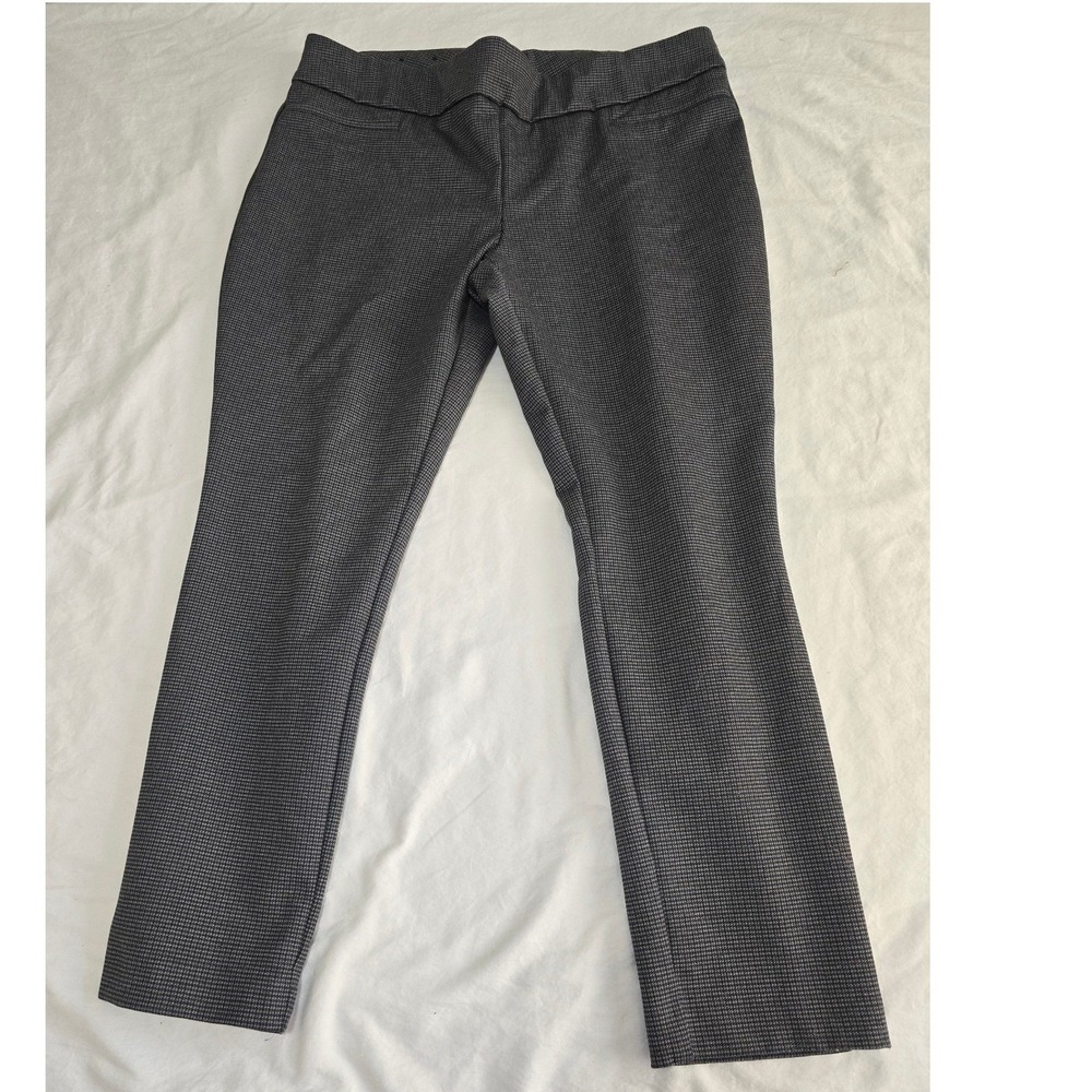 Dalia Women's Black White Houndstooth Bootcut Stretch Dress Pants XXL /0480